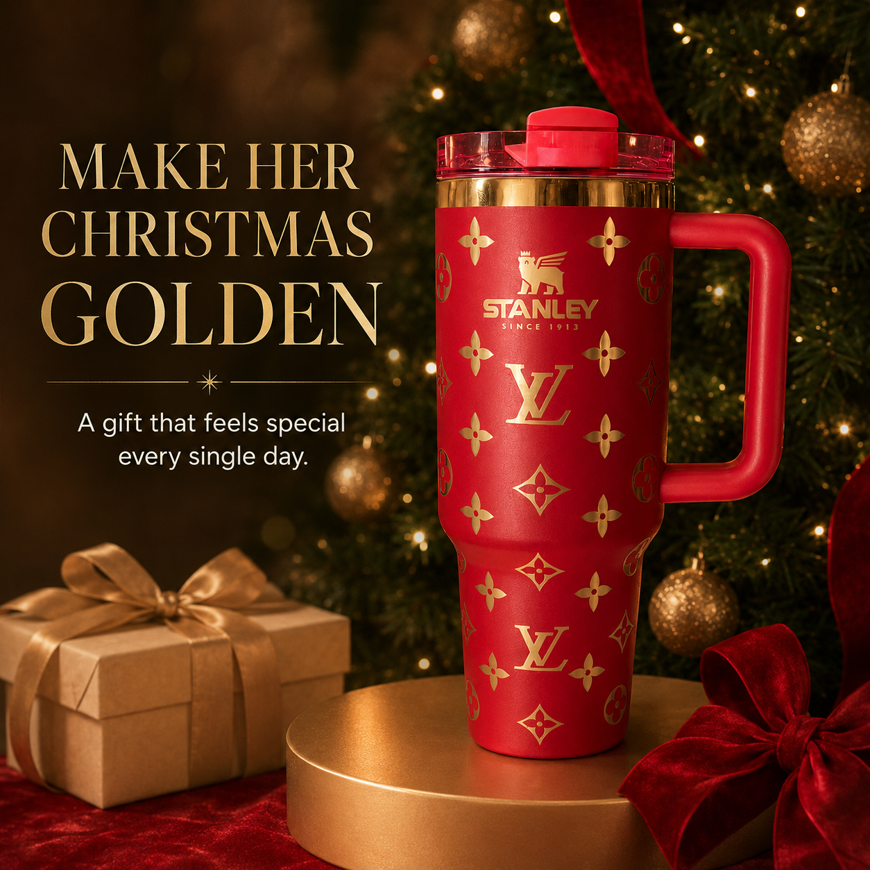 Auvoré® LV Holiday Edition 40oz Tumbler