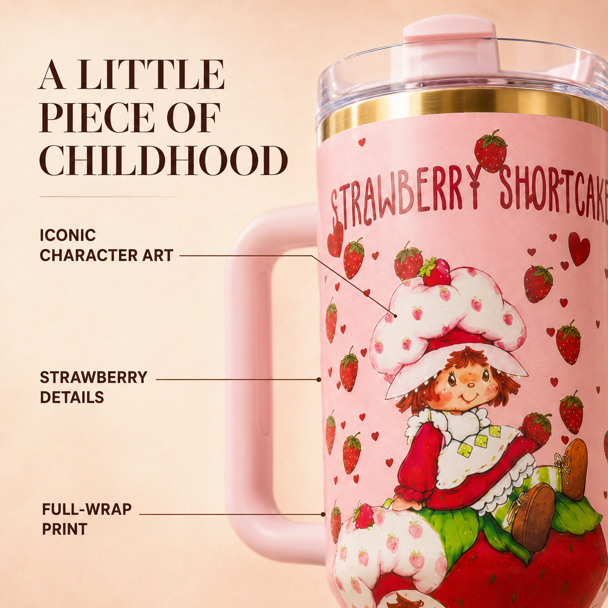 Auvoré® Strawberry Shortcake Tumbler 40oz