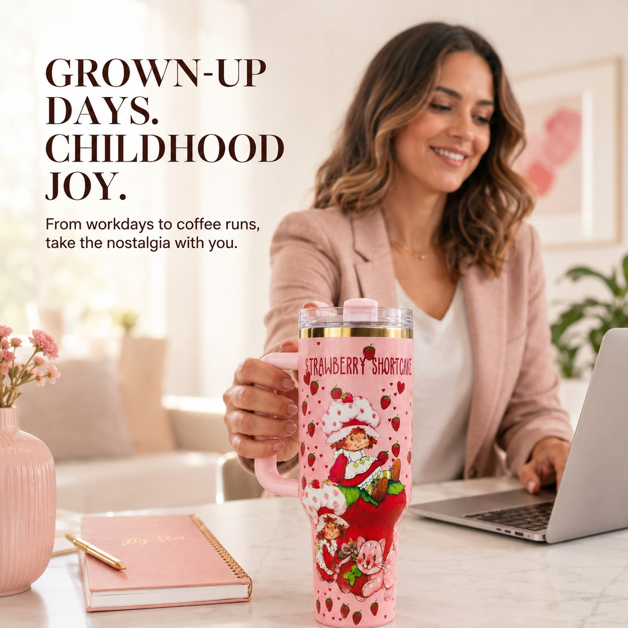 Auvoré® Strawberry Shortcake Tumbler 40oz