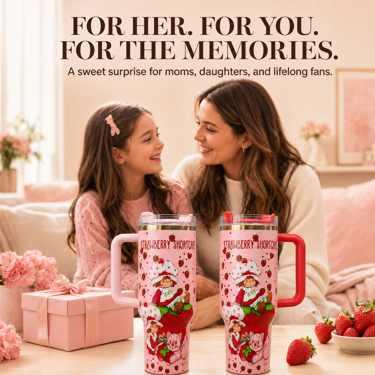 Auvoré® Strawberry Shortcake Tumbler 40oz